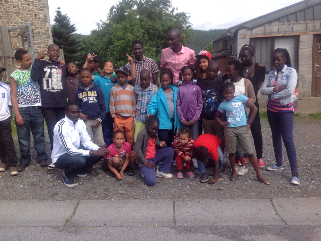 Photo de famille pour souvenir