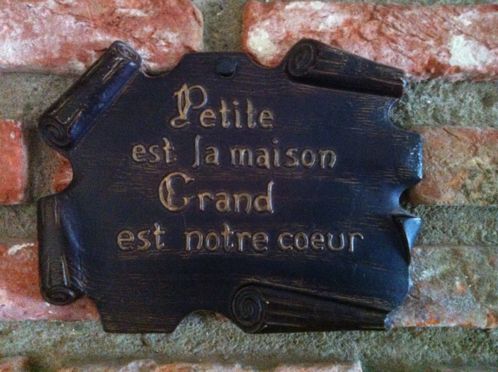 Message dans un Gîte loué à Butgenbach (Colonies 2014)
