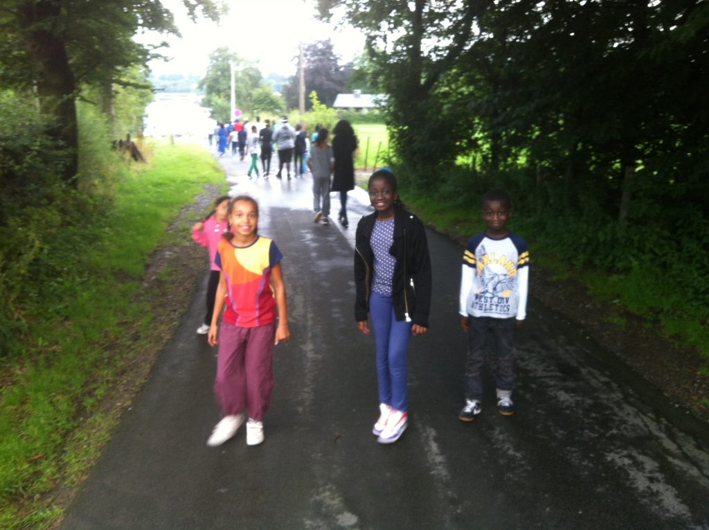 Prise de photos avec les enfants
